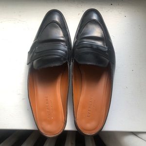 Everlane smoking loafer mules
